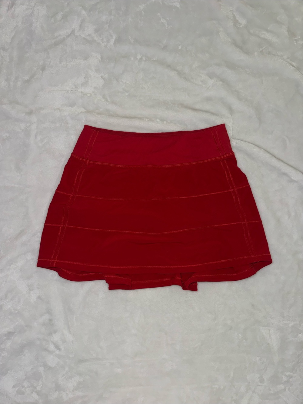 lululemon athletica bright red athletic skort